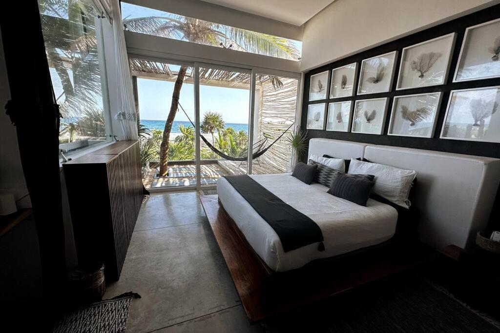 Tulum Beachfront Villa I'Ik By Casa Xuul Tulum Dış mekan fotoğraf