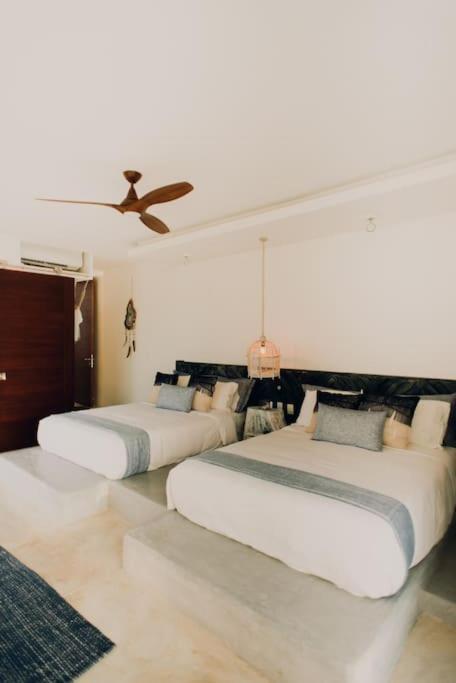 Tulum Beachfront Villa I'Ik By Casa Xuul Tulum Dış mekan fotoğraf