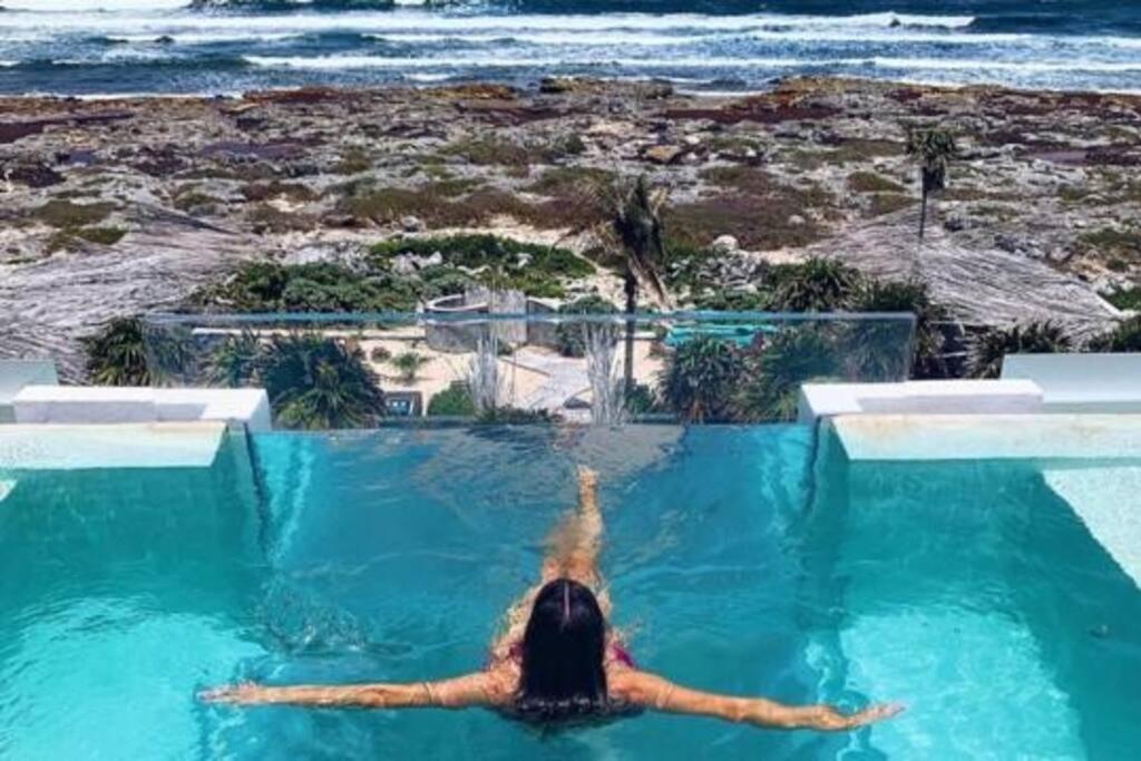 Tulum Beachfront Villa I'Ik By Casa Xuul Tulum Dış mekan fotoğraf